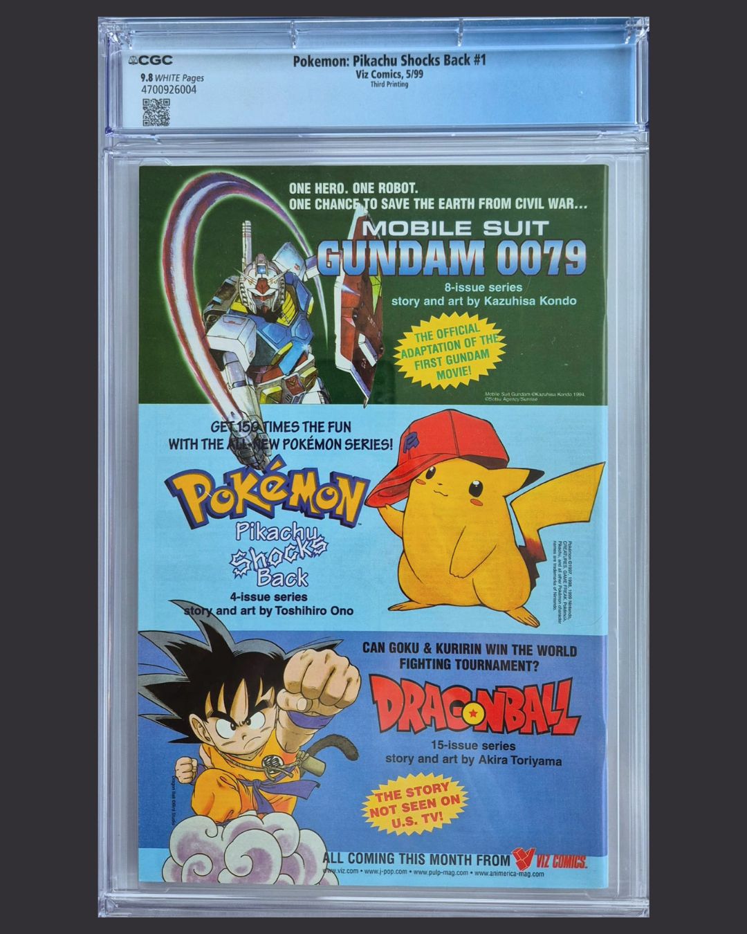 Pokémon: Pikachu Shocks Back #1 (1999) – Third Printing