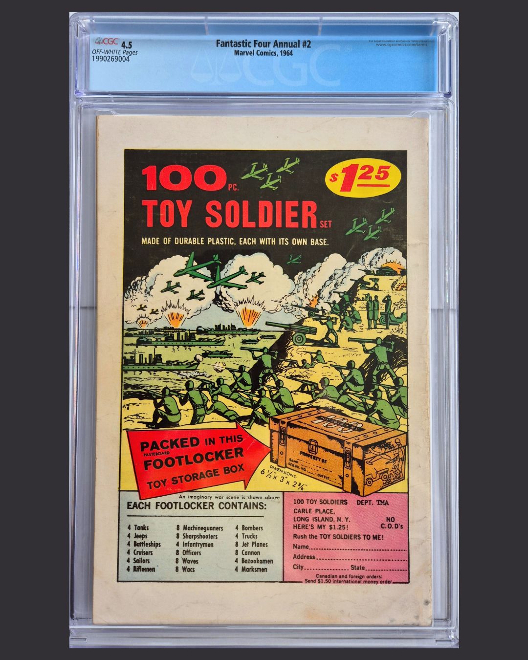 Fantastic Four Annual #2 CGC 4.5