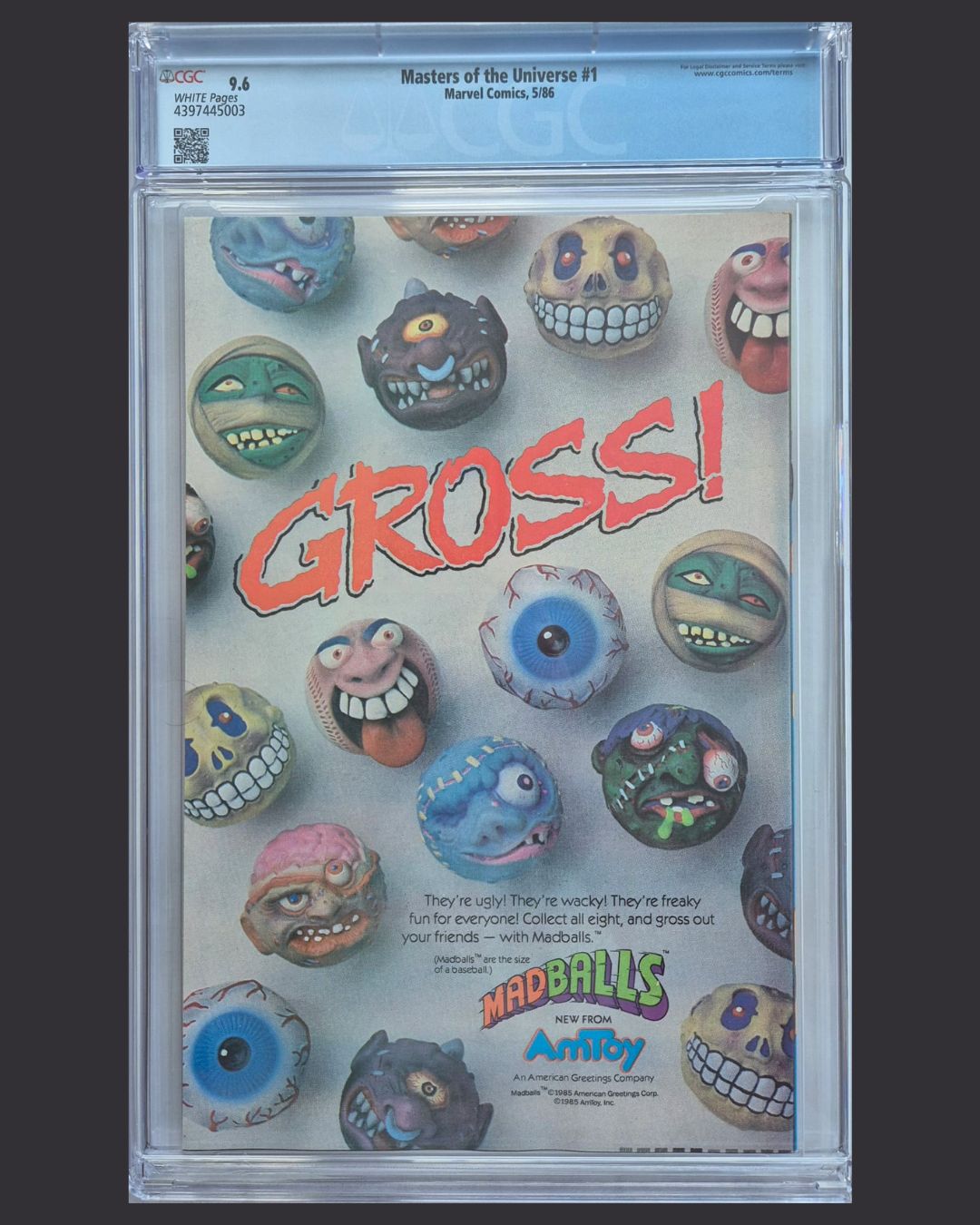 Masters of the Universe #1 (1986) CGC 9.6