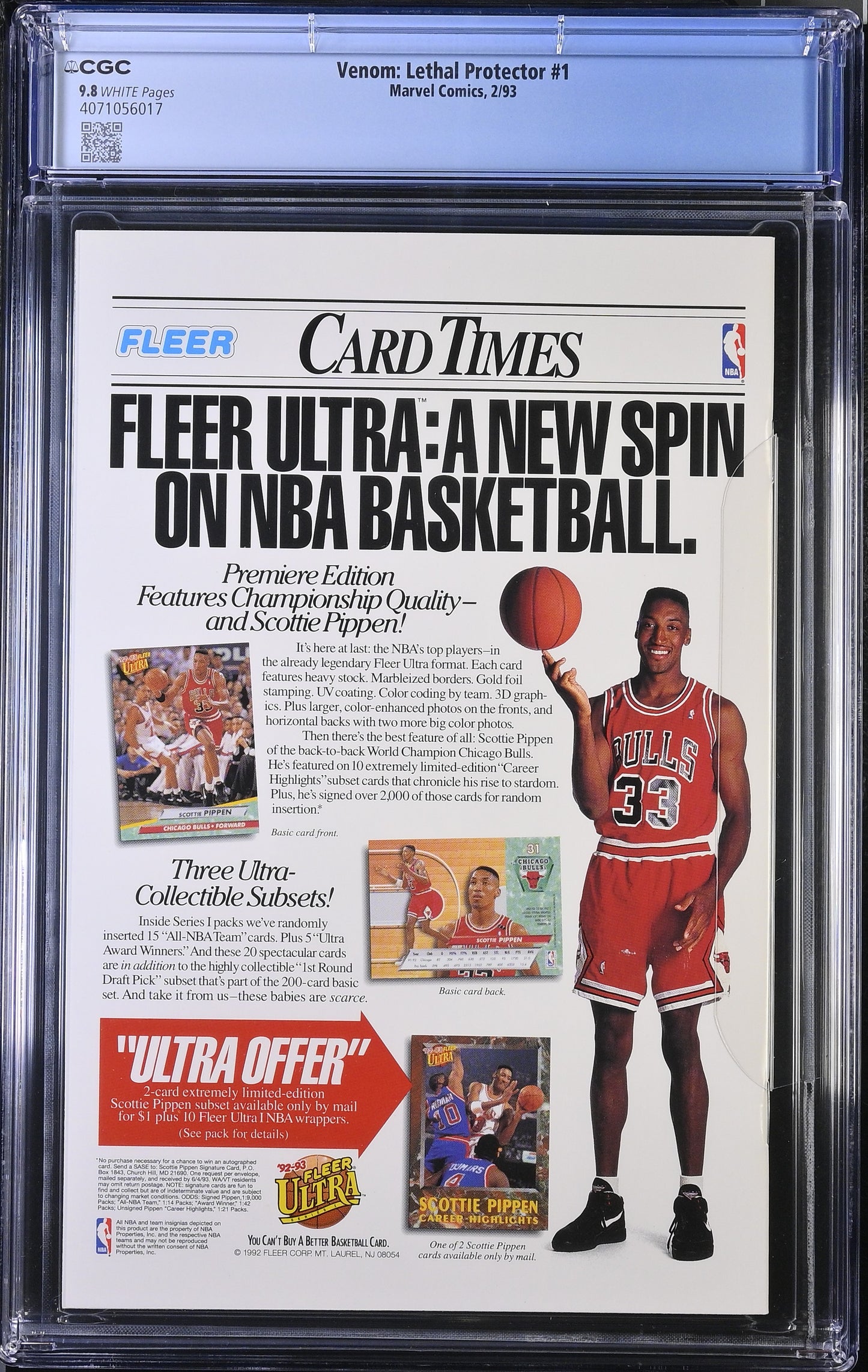 Venom: Lethal Protector #1 (1993) – CGC 9.8