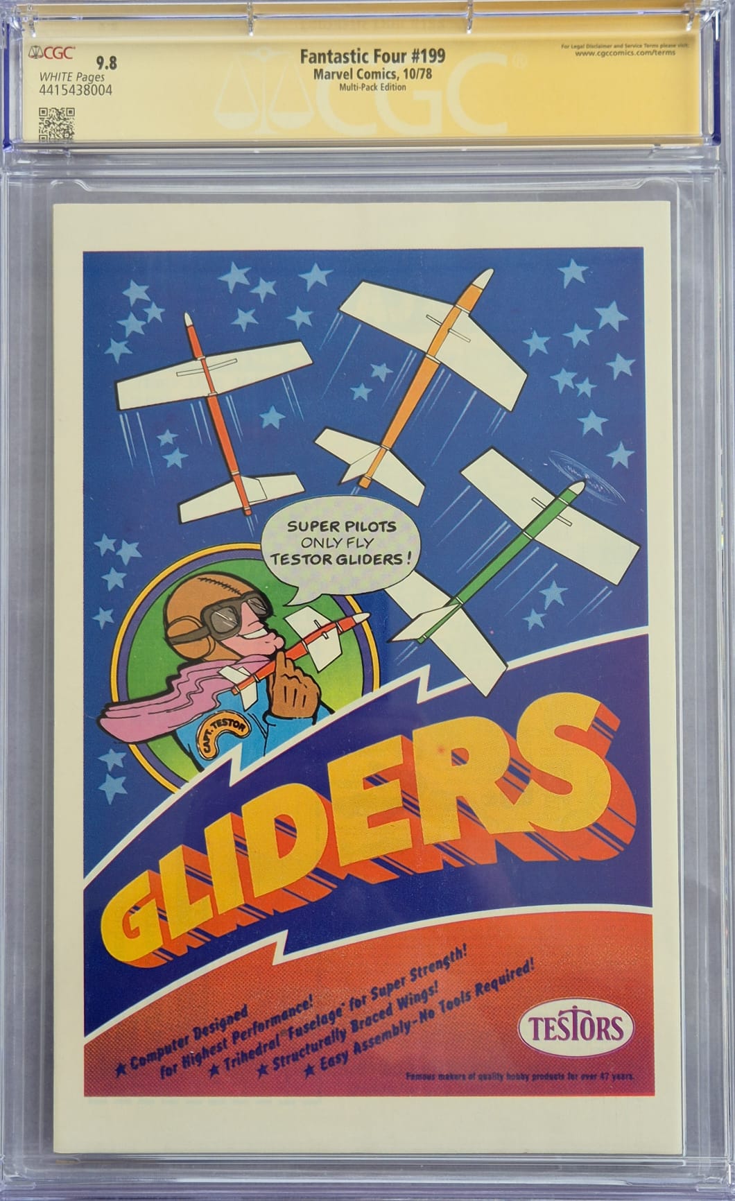 Fantastic Four #199 (Marvel, 10/1978) – Variant CGC 9.8