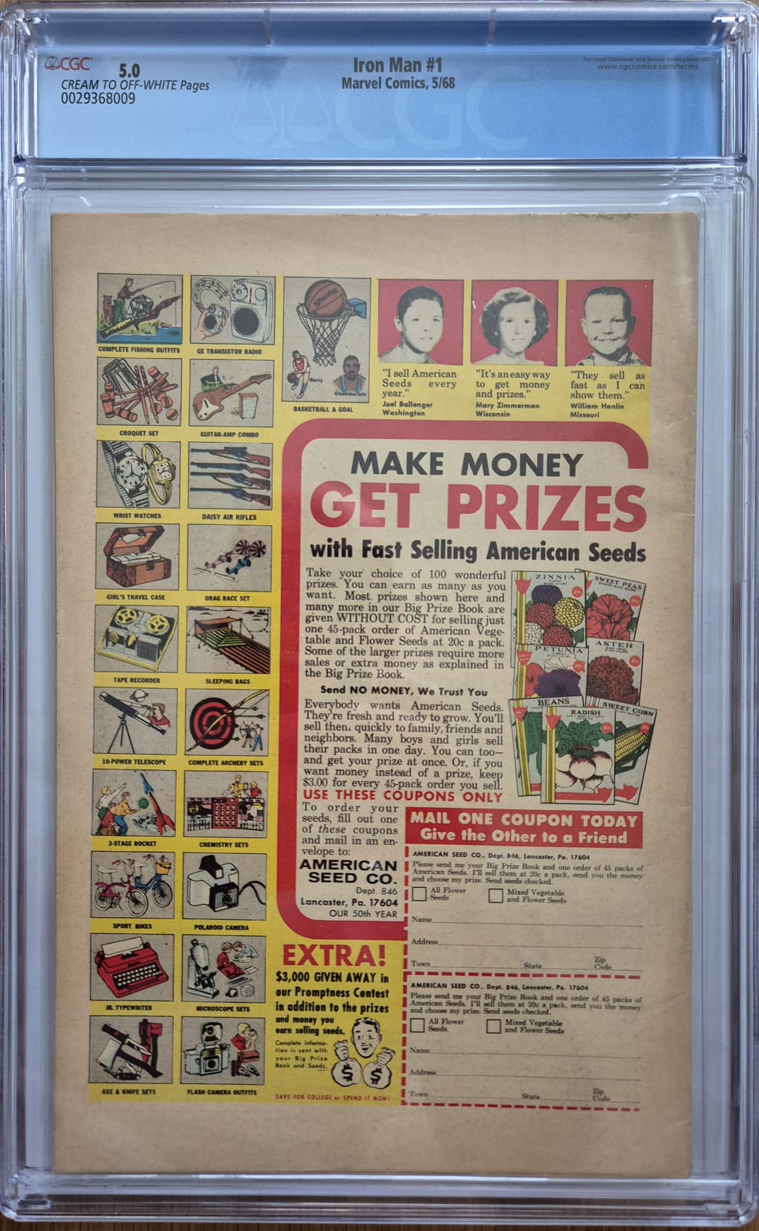 Iron Man #1 (1968) – CGC 5.0