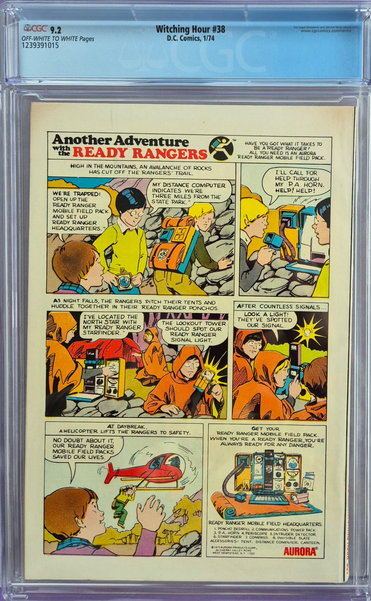 The Witching Hour #38 (DC, 01/1974) – CGC 9.2