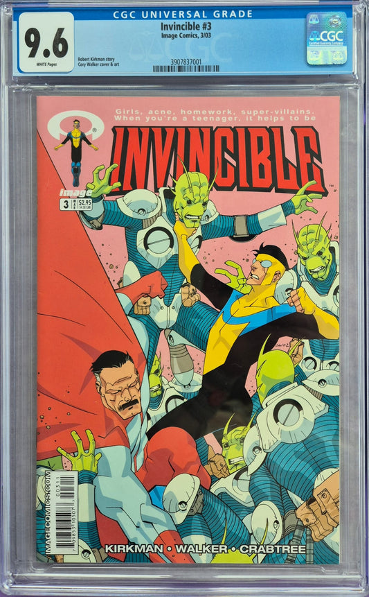 Invincible #3 (Image, 03/2003) – CGC 9.6
