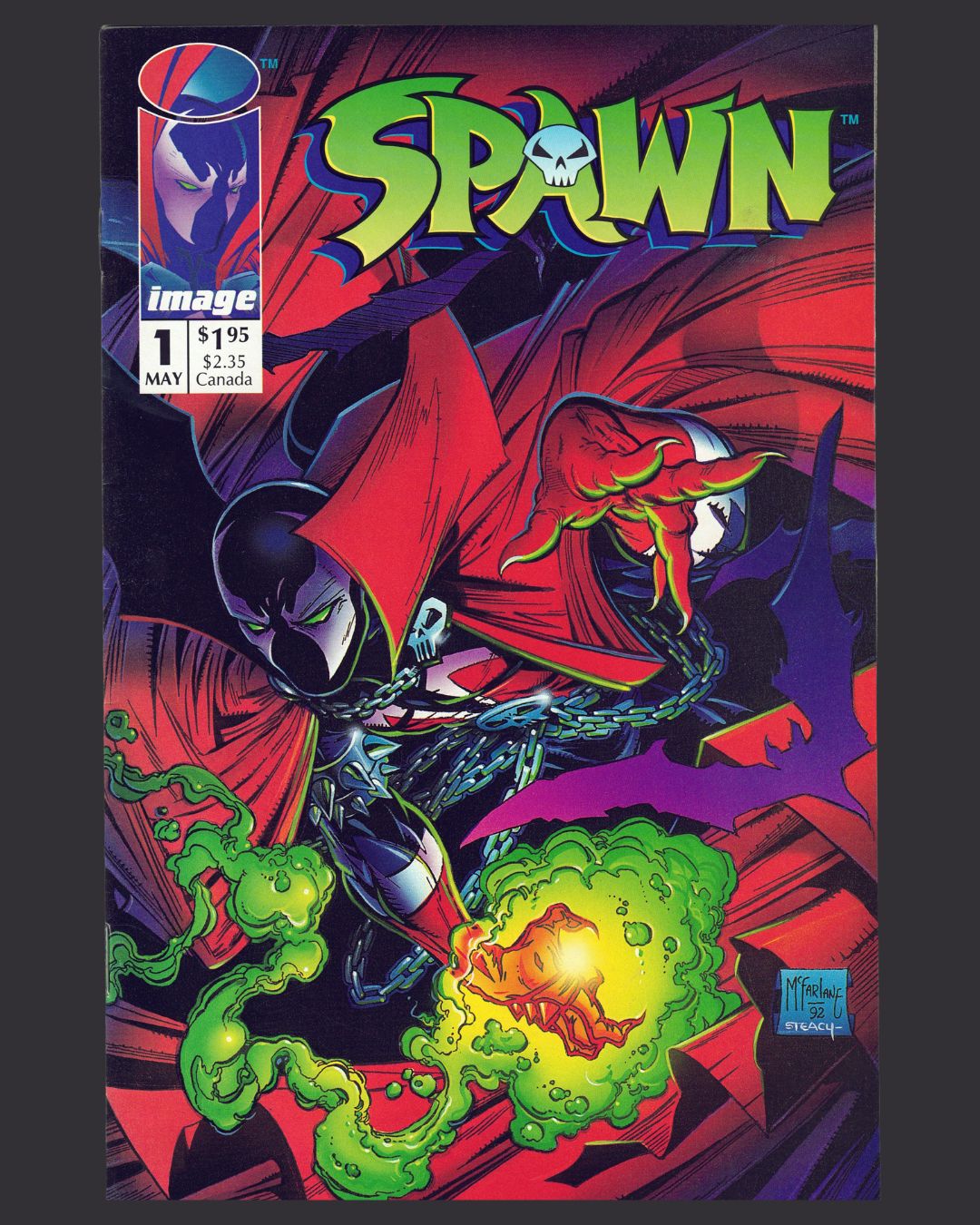 Spawn #1 (Image, 05/1992) RAW 9.4