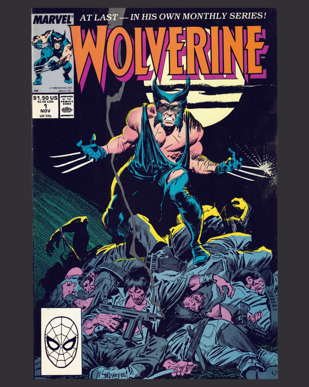Wolverine #1 (Marvel, 11/1988) – Start der Solo-Serie!  RAW 9.4