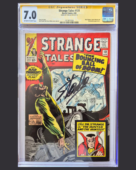 Strange Tales #131 (1965) CGC SS 7.0 – SIGNED BY STAN LEE