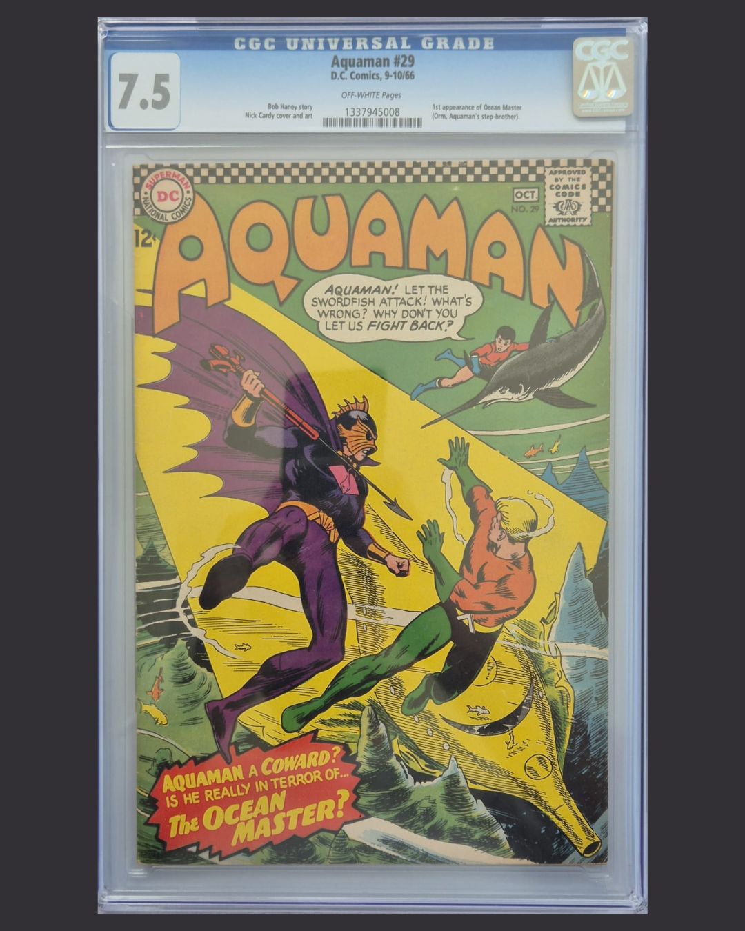 Aquaman #29 (1966) CGC 7.5