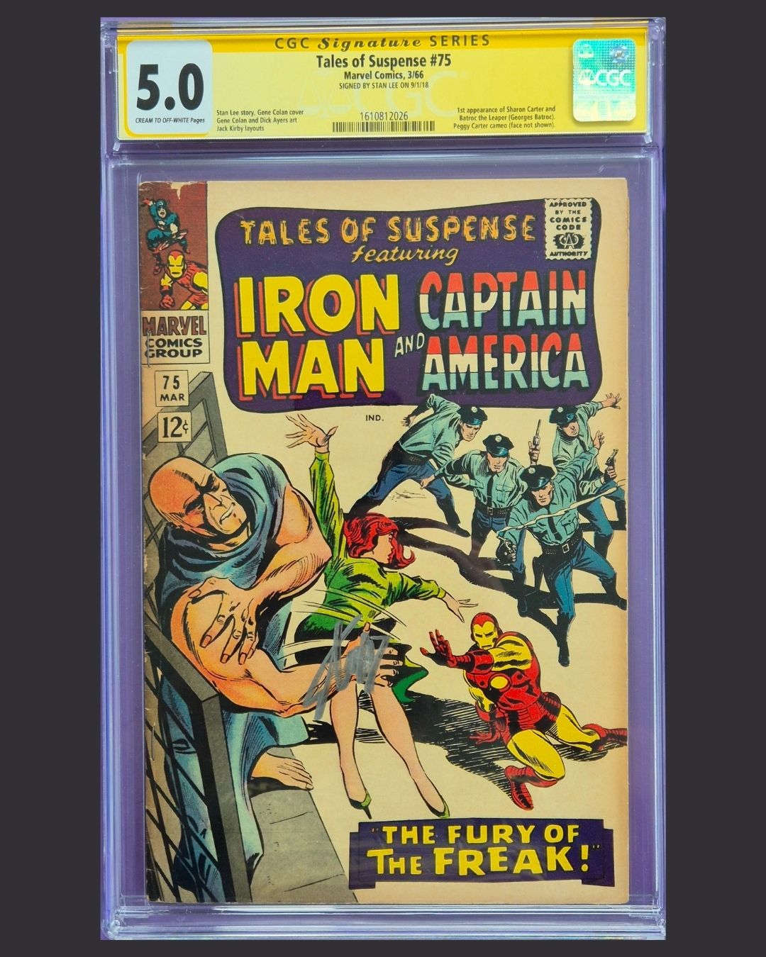Tales of Suspense #75 (Marvel, 03/1966) – CGC Signature Series 5.0