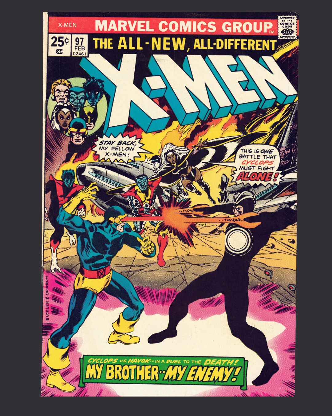 ⚡ X-Men #97 (1976) – “My Brother, My Enemy!” RAW 6.5
