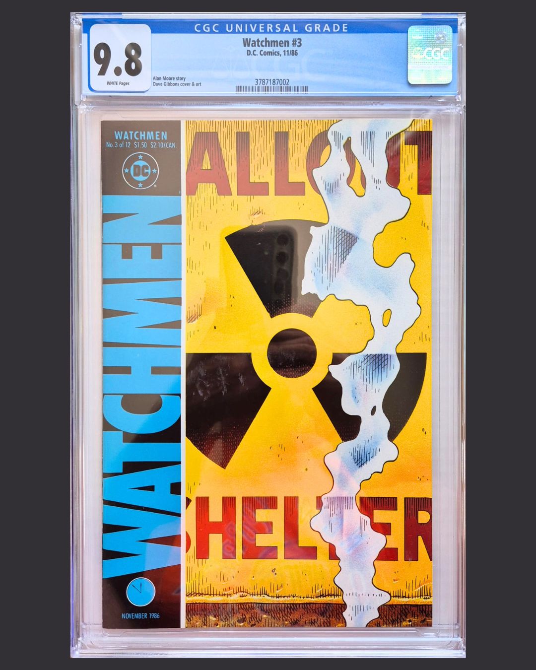 Watchmen #3 (1986) CGC 9.8 – Alan Moore & Dave Gibbons