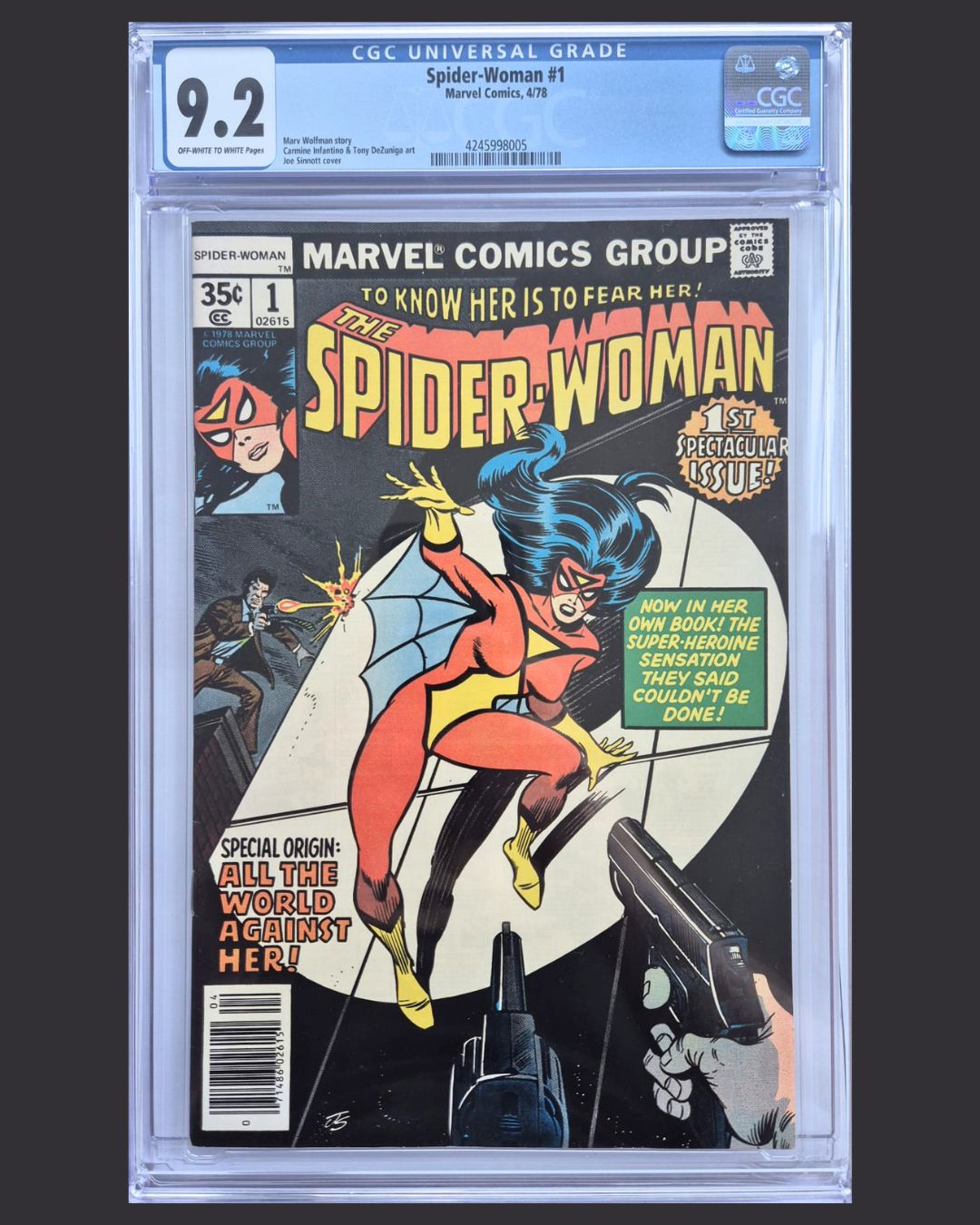 Spider-Woman #1 (1978) CGC 9.2 – 1st Solo Series