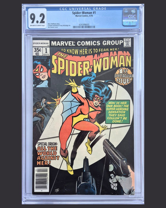 Spider-Woman #1 (1978) CGC 9.2 – 1st Solo Series