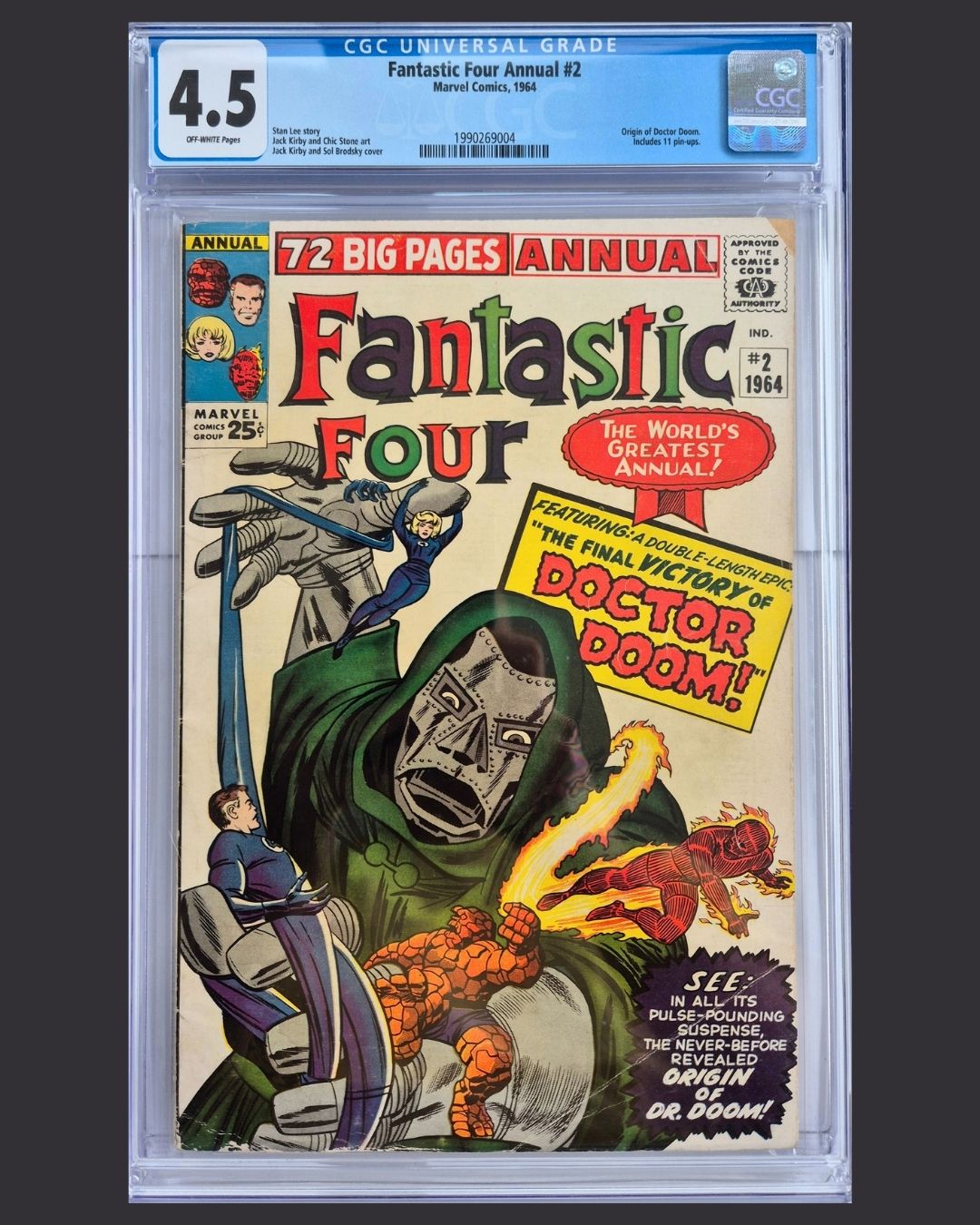 Fantastic Four Annual #2 CGC 4.5