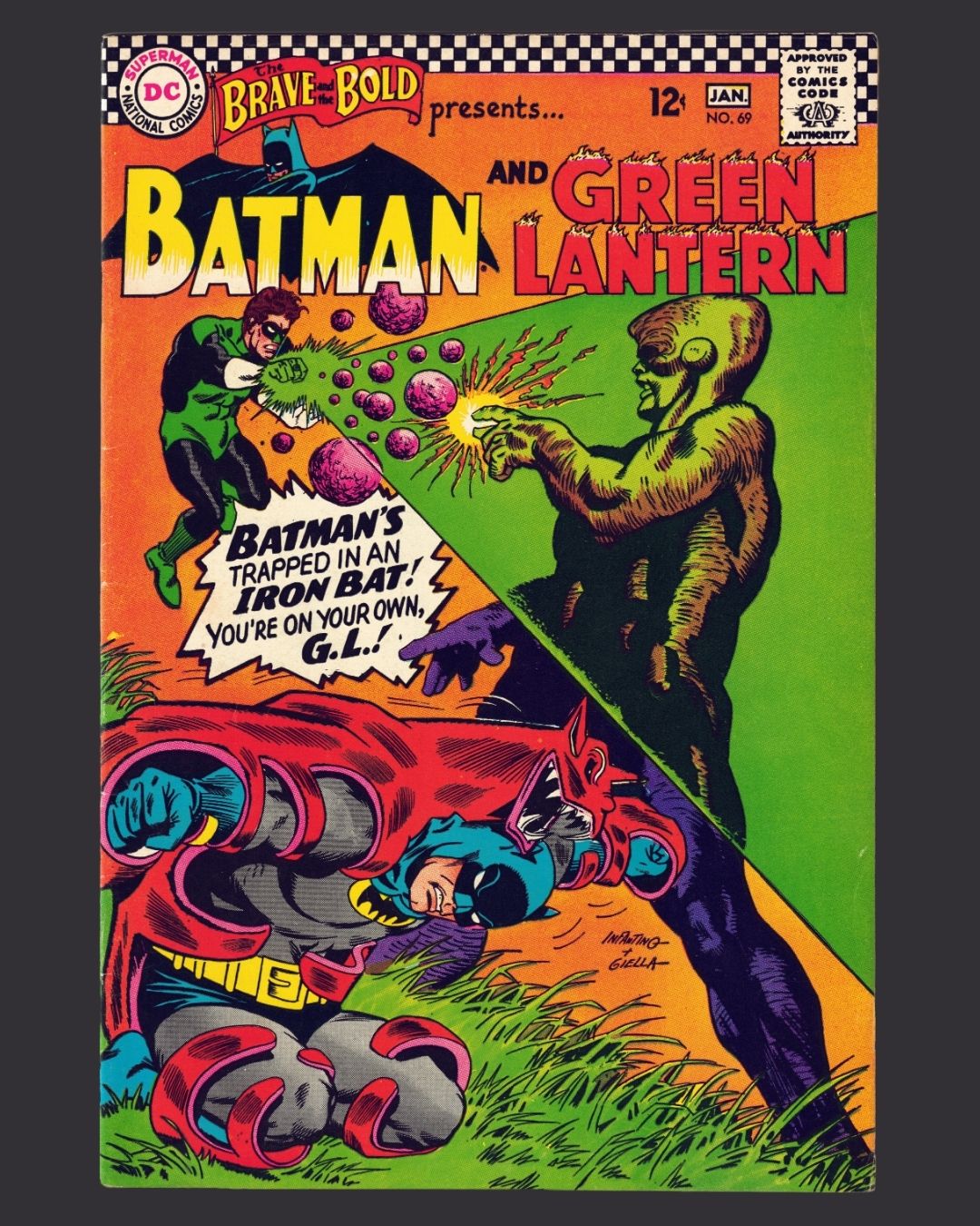 The Brave and the Bold #69 (1967) RAW 7.5 – Batman