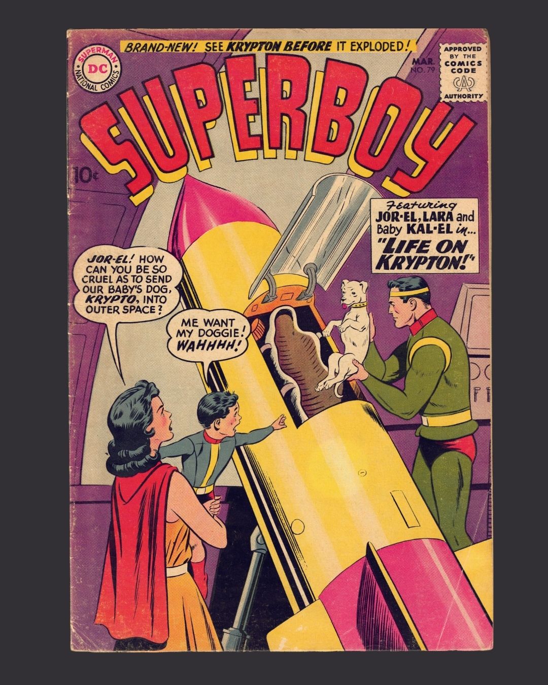 Superboy #79 (DC, 03/1960) – RAW 4.5