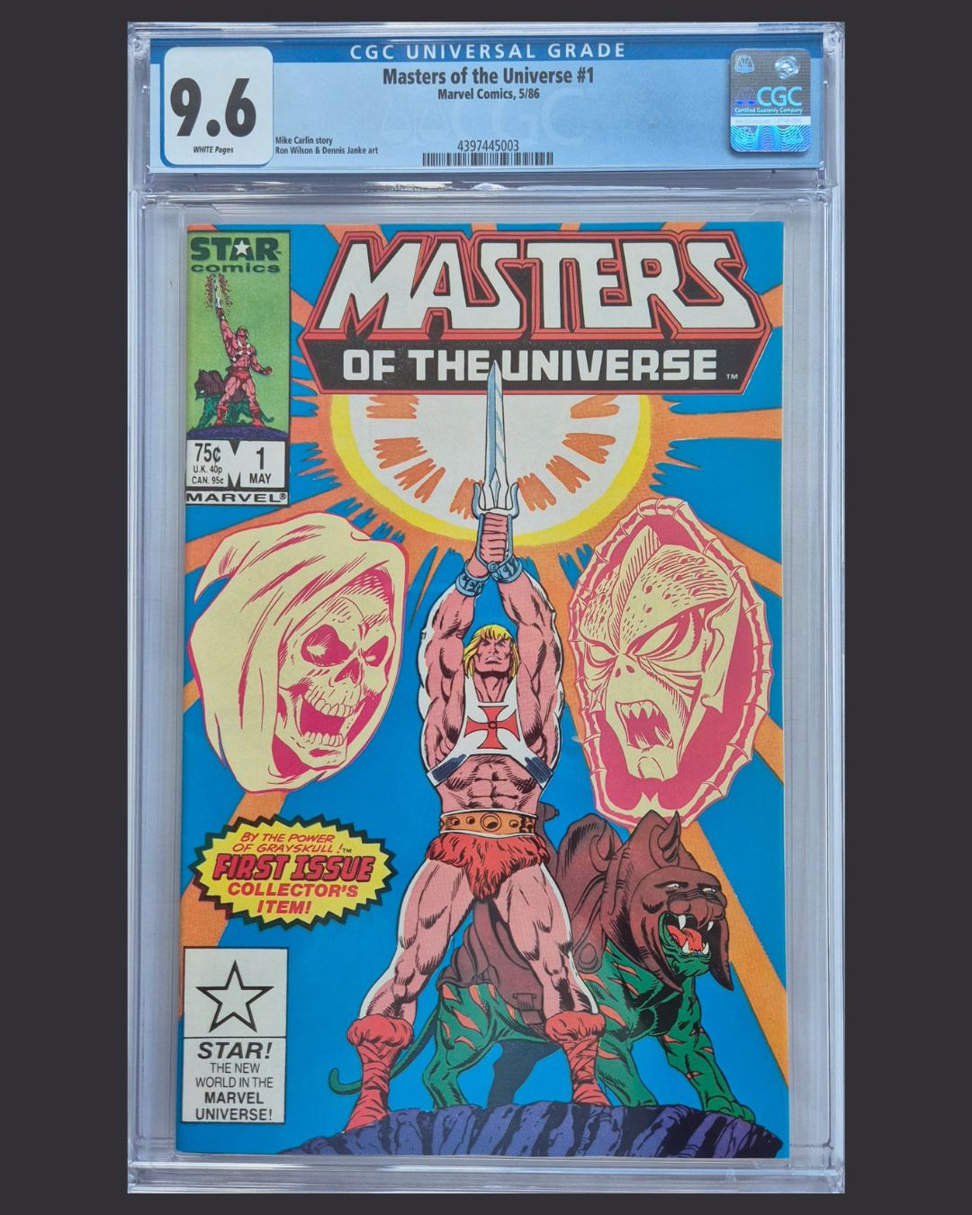 Masters of the Universe #1 (1986) CGC 9.6