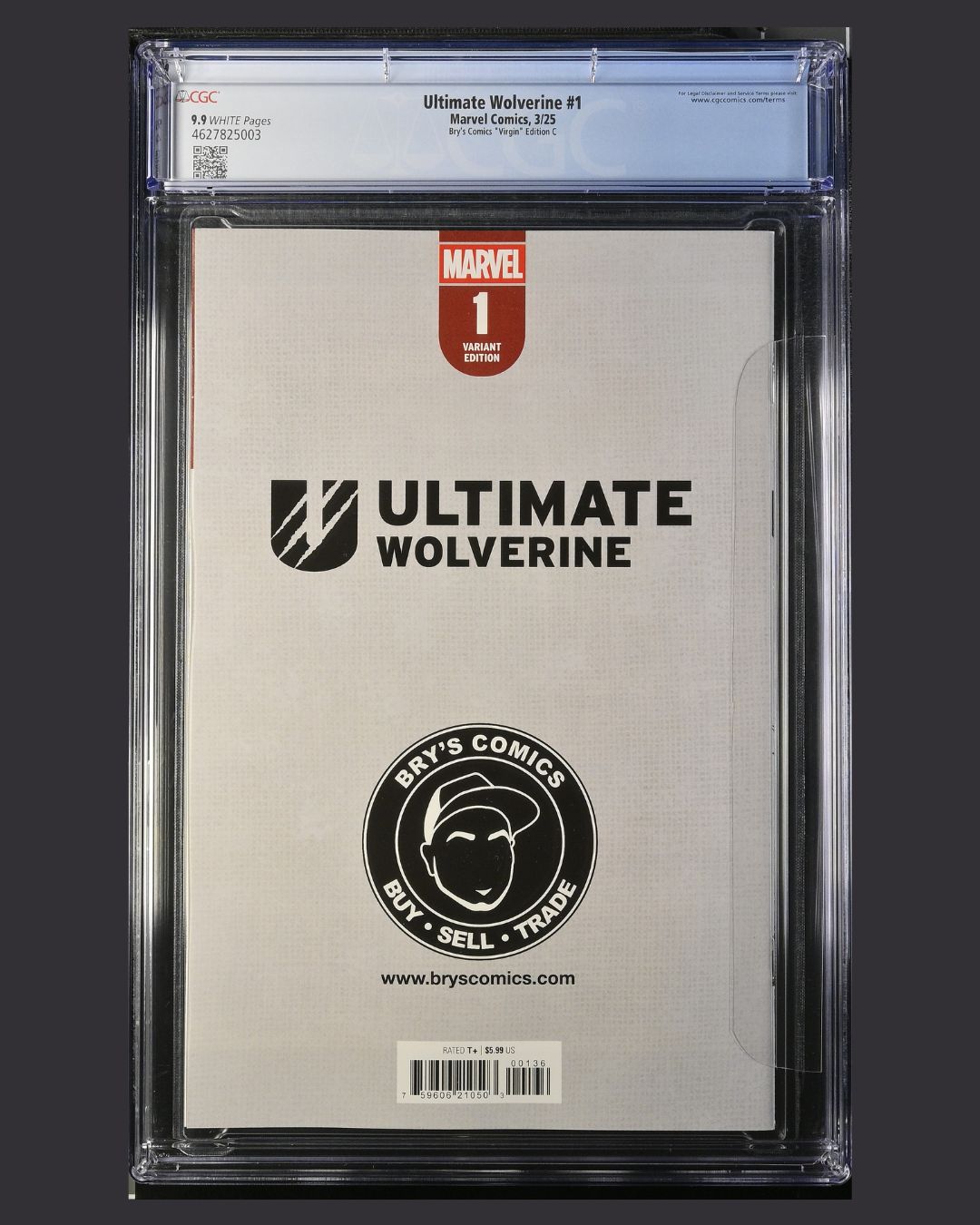 Ultimate Wolverine #1 – CGC 9.9 MINT