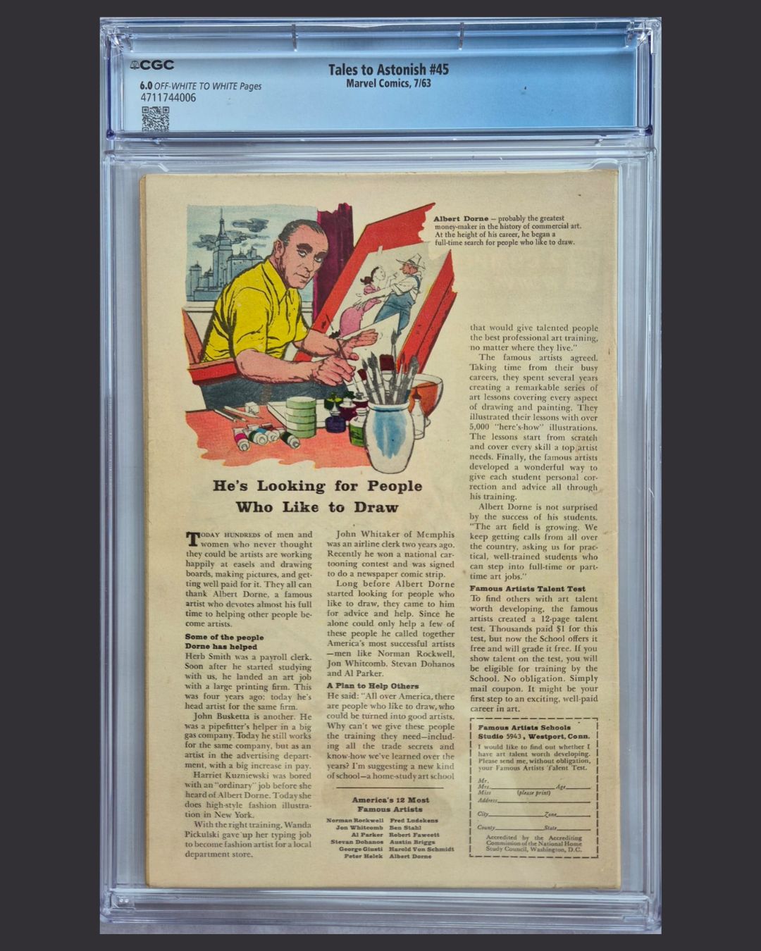 Tales to Astonish #45 (1963) CGC 6.0