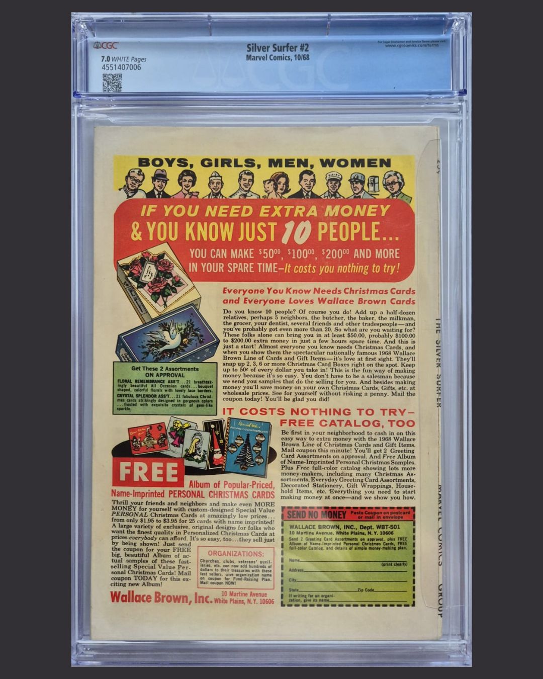 Silver Surfer #2 (1968) CGC 7.0