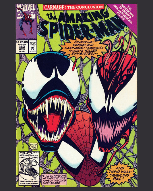 The Amazing Spider-Man #363 (Marvel, 06/1992) RAW 9.2