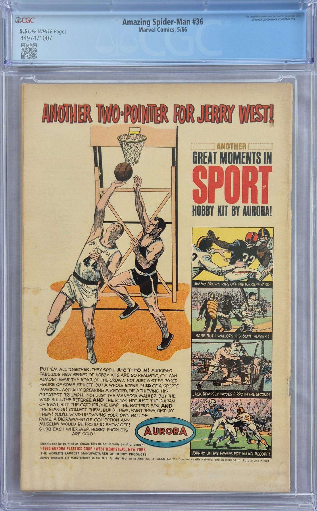 Amazing Spider-Man #36 (1966) - CGC 5.5