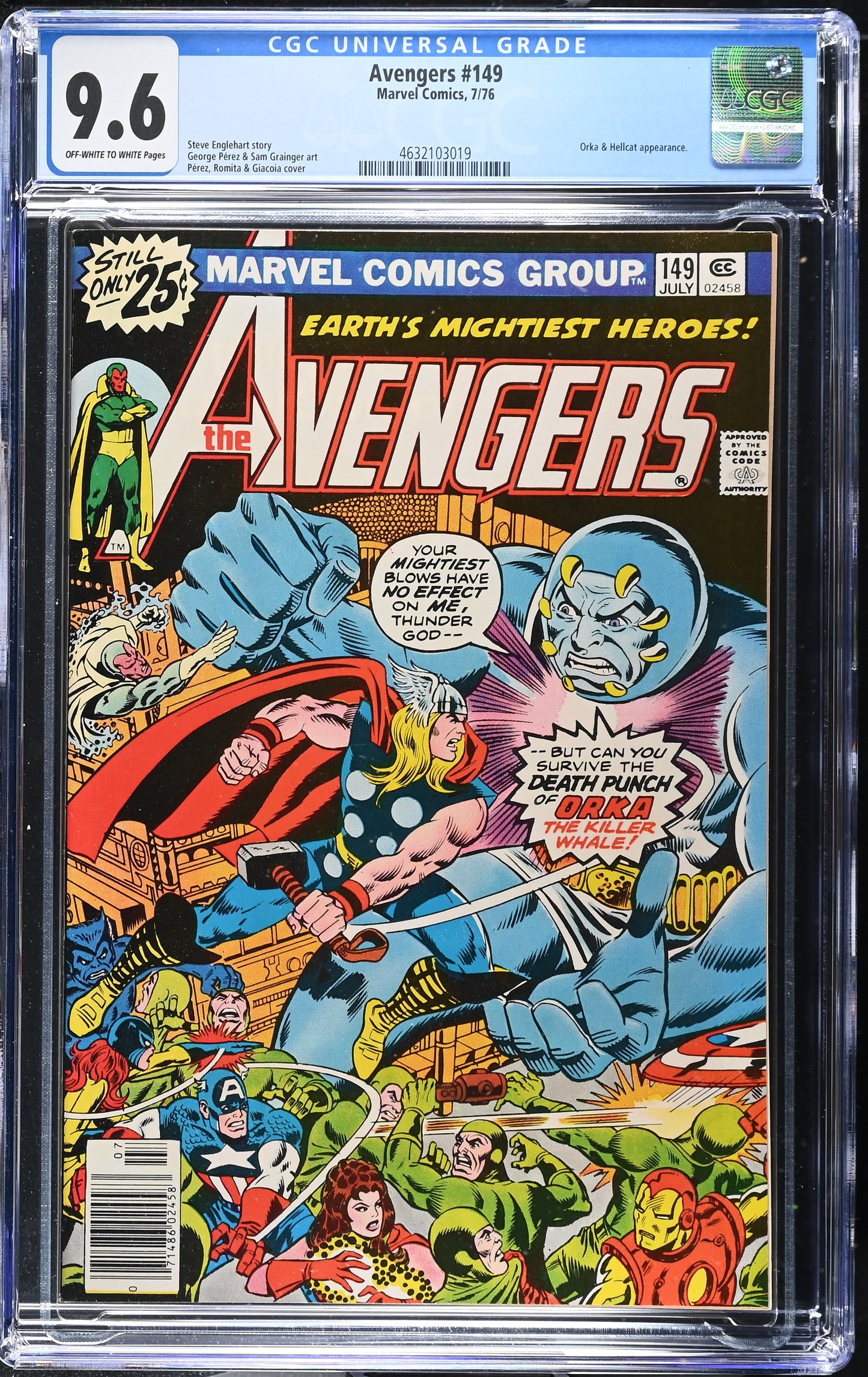 Avengers #149 (1976) – CGC 9.6