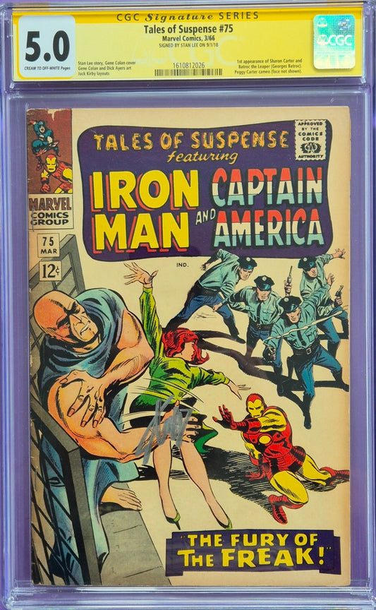 Tales of Suspense #75 (Marvel, 03/1966) – CGC Signature Series 5.0