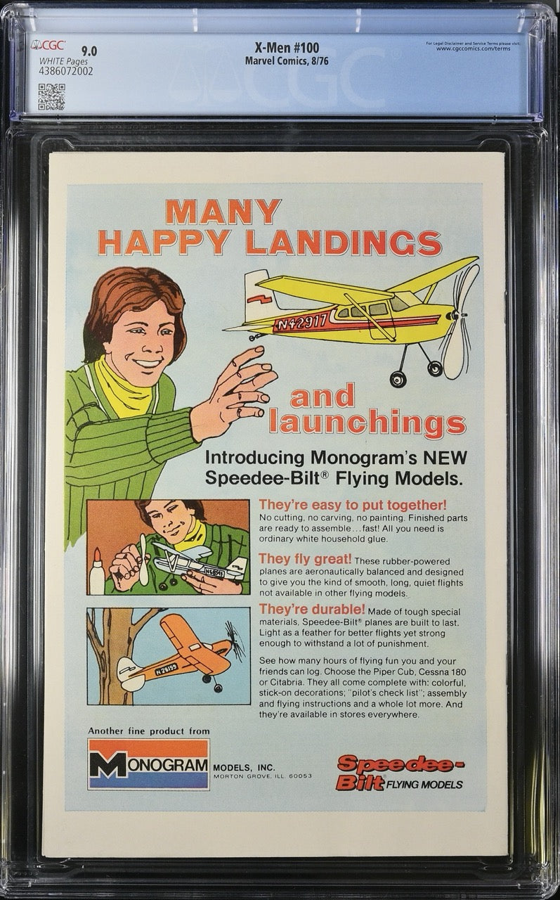 X-Men #100 (1976) – CGC 9.0