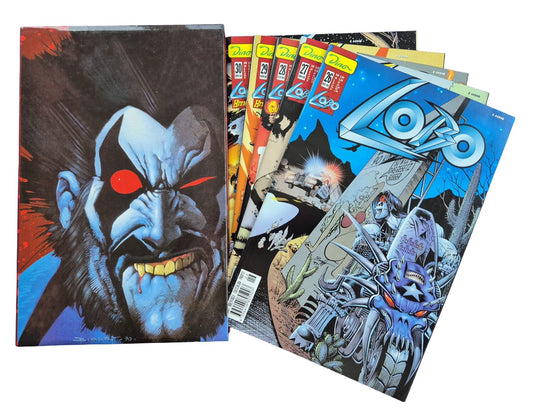 DC Dino Comics LOBO Set 1 #26–#30 + Box – RAW 9.4