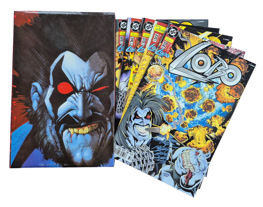 DC Dino Comics LOBO Set 2 #31–#35 + Box – RAW 9.4