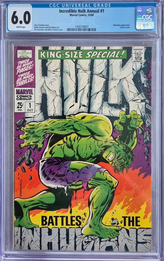 Incredible Hulk Annual #1 (1968) – CGC 6.0