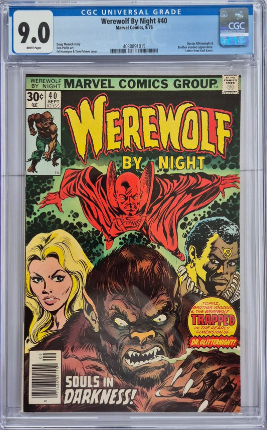 Werewolf By Night #40 (1976) – CGC 9.0