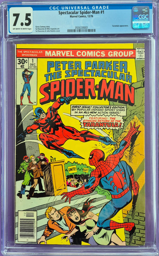 Spectacular Spider-Man #1 (Marvel, 12/1976) – CGC 7.5