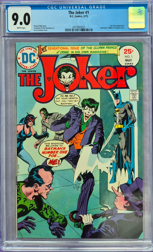 The Joker #1 (DC, 05/1975) – CGC 9.0