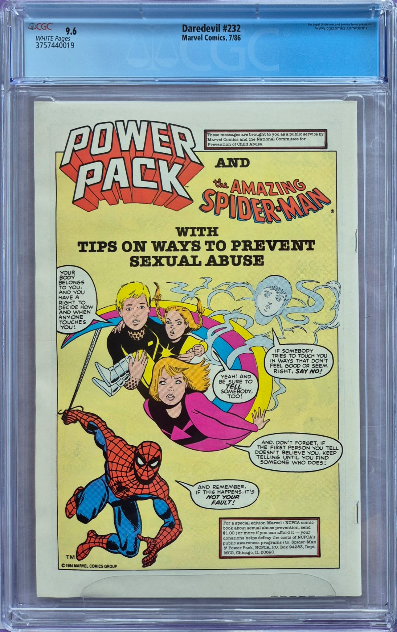 Daredevil #232 (Marvel, 07/1986) – CGC 9.6