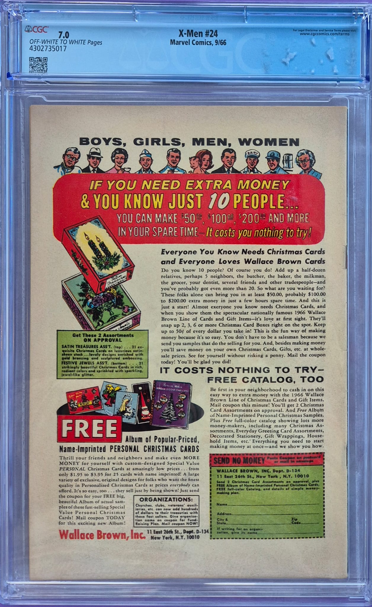 X-Men #24 (Marvel, 09/1966) – CGC 7.0