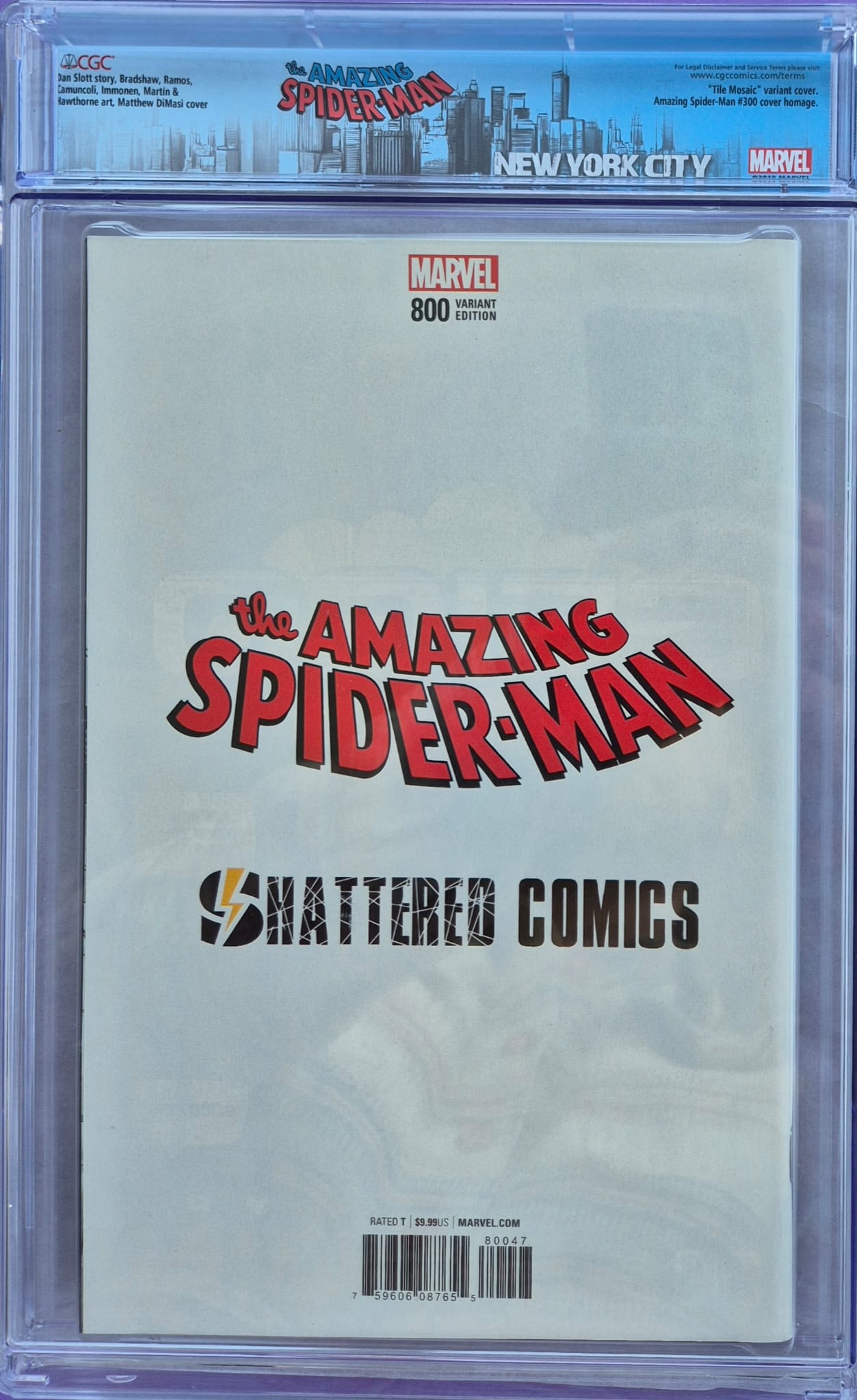 Amazing Spider-Man #800 (Marvel, 07/2018) – CGC 9.8