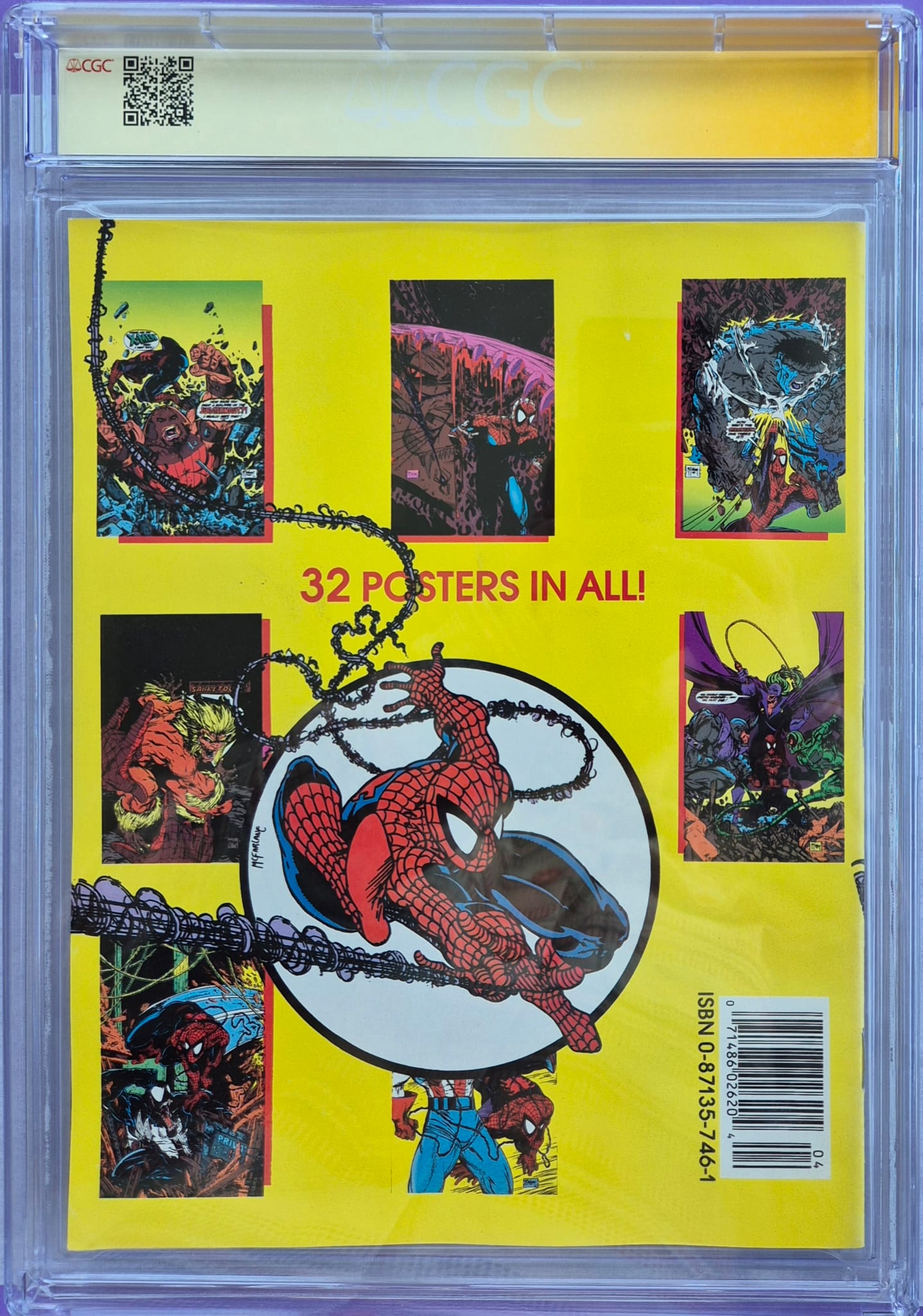 Marvel Poster Book #1 (Marvel, 01/1991) – CGC Signature Series 8.0