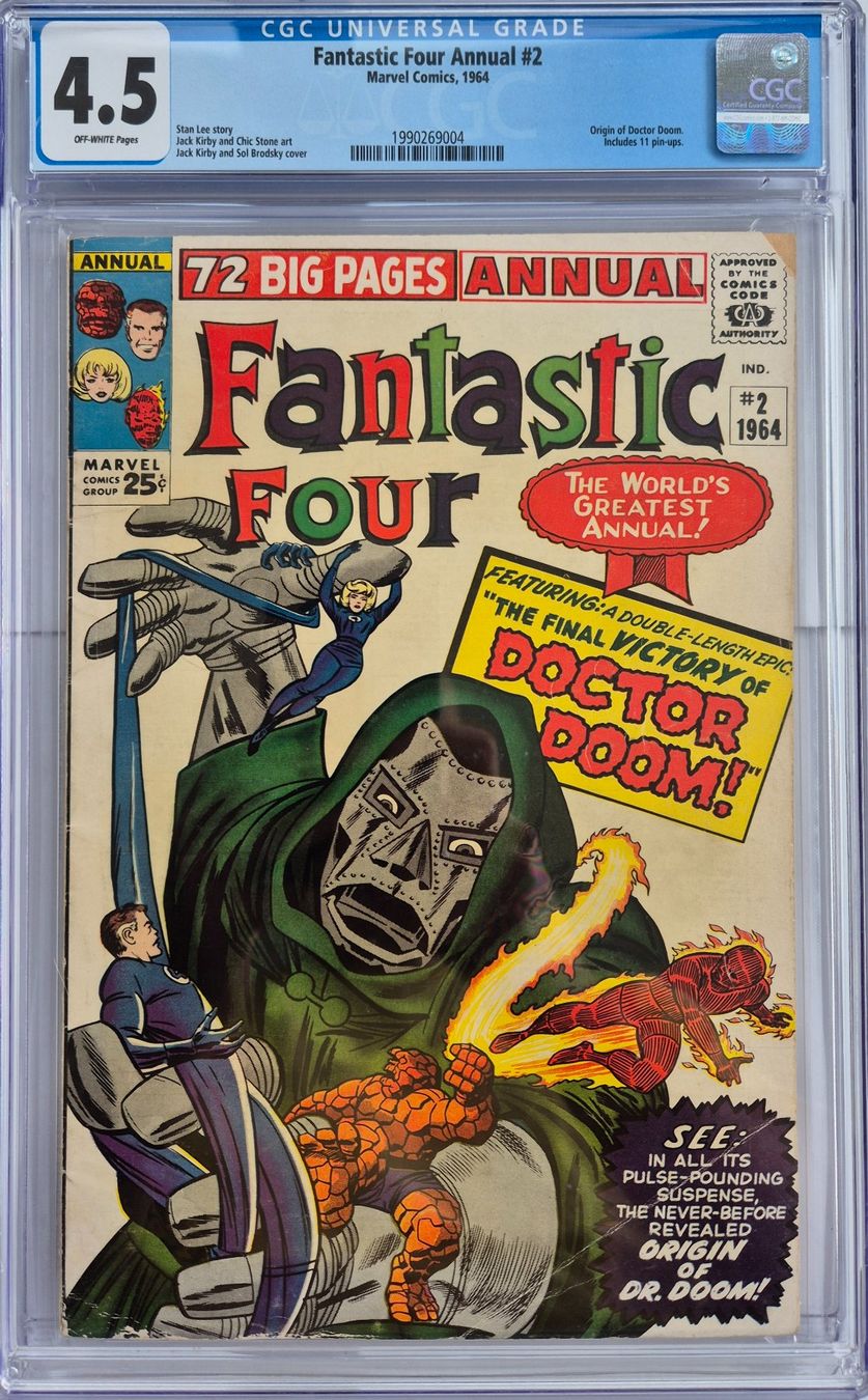 Fantastic Four Annual #2 CGC 4.5