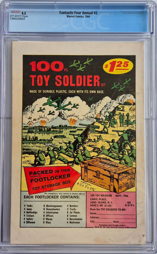 Fantastic Four Annual #2 CGC 4.5