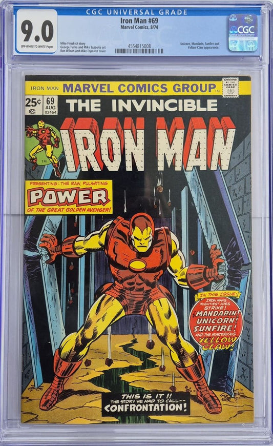 The Invincible Iron Man #69 (1974) CGC 9.0