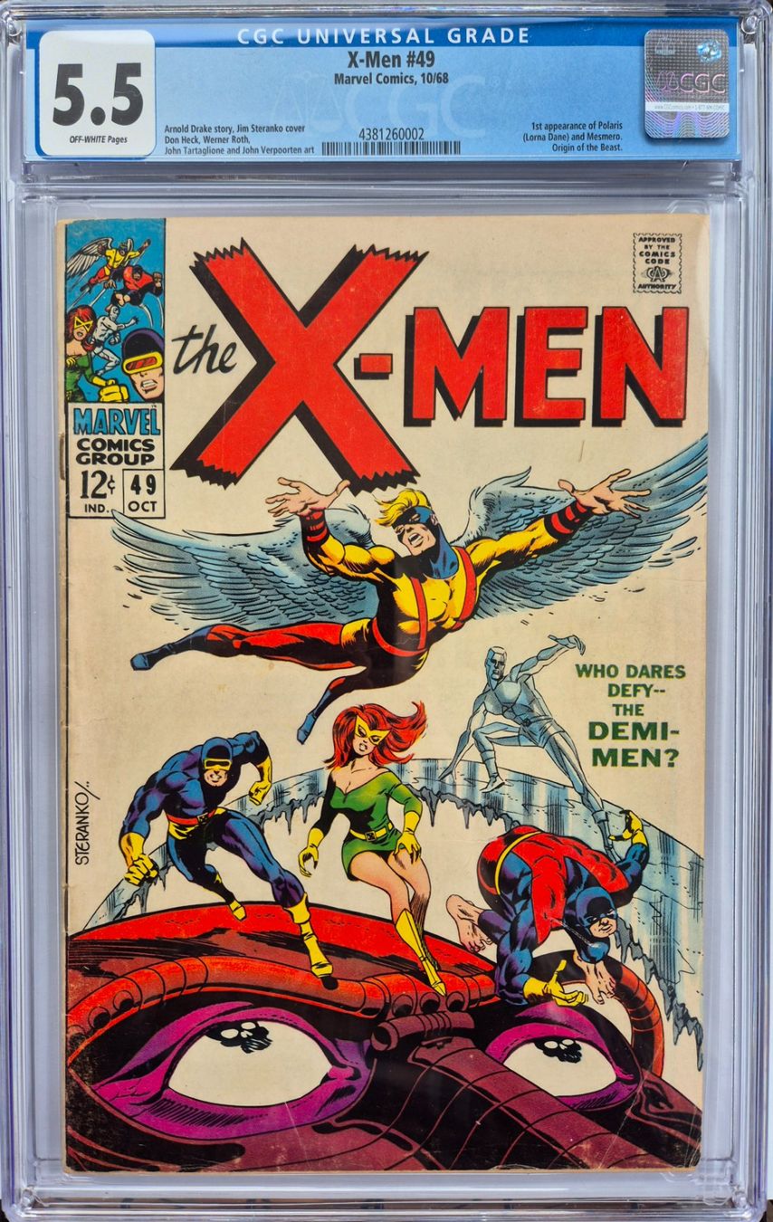 X-MEN #49 (1968) CGC 5.5